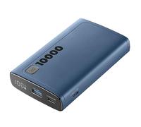 Cellularline - Elite 10000 - Cargador portátil - Capacidad de 10000 mAh - +72 Horas de Carga Extra - 1 x USB Output: 18W Adaptive Technology - 2xUSB-C Input: 18W/ Output: 20W PD - Azul