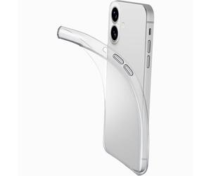 cellularline - Fine - Compatible con iPhone 17 - Funda Transparente Ultrafina - Antirrayaduras y Anti-amarilleo