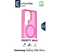 Cellularline frosty mag - galaxy s26 ultra funda semitransparente con