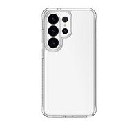 cellularline Funda móvil Ultra Strong con Anti-Shock, cámaras de Aire, Bordes elevados, Material Antibacteriano y Reciclado para Galaxy S26 Ultra Transparente
