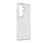 cellularline Funda rígida Clear Protect para Galaxy S26 con Bordes de Goma, protección antiimpactos, certificación Military Test y fórmula antibacteriana Transparente