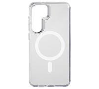cellularline - Gloss mag - Compatible con Galaxy S25 - Funda magnética - Compatible con Carga inalámbrica MagSafe - Transparente