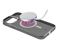 cellularline - Gloss mag - iPhone 15 Pro - Funda con imanes para Cargar y acoplar a la Fuente de alimentación MagSafe - Negro