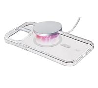 Cellularline - Gloss mag - iPhone 15 Pro MAX - Funda con imanes para Cargar y acoplar a la Fuente de alimentación MagSafe - Transparente