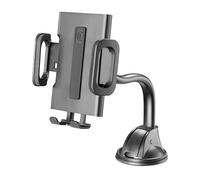 Cellularline | Hug Flexi - Universal | Supporto Porta Smartphone da Auto con Fissaggio a Ventosa - Universale per Tutti i Cellulari - Stabile e Sicuro - Rotazione a 360