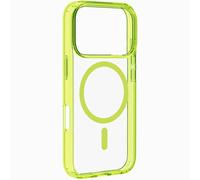 cellularline - Iconic mag - Funda Transparente - Bordes de Colores - Anillo magnético de Colores - Compatible con el ecosistema MagSafe