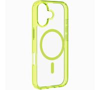 cellularline - Iconic mag - Funda Transparente - Bordes de Colores - Anillo magnético de Colores - Compatible con el ecosistema MagSafe