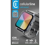 Cellularline ION Bluetooth 40mm LED IPS Negro Autonomía 5 días SpO2 Pulsómetro Sueño Tensiómetro