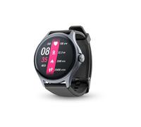 cellularline - Ion Pro Round - Smartwatch Bluetooth® con App - Pantalla 1.38" - Respuesta a Las Llamadas - Impermeable y Antipolvo - Monitor de Actividad física - Funciona con App Ion - Negro