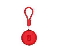 Cellularline localizador de Objetos Tracy Tag Dual Compatible con Buscar de Apple o Find Hub de Google, con batería reemplazable CR2032 y protección IP67 al Agua y Polvo, Rojo