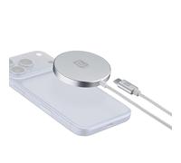 Cellularline mag Pad Cargador Inalámbrico Magnético 25W - Nueva Tecnología Qi2 - Compatible con Smartphones con Carga Inalámbrica, Blanco