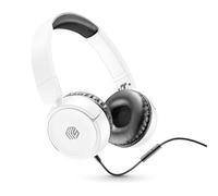 cellularline Music Sound - Color - Auriculares con Cable con Conector USB-C - Auriculares Extra Suaves - Diseño Giratorio y Plegable - Micrófono - Blanco