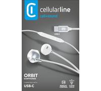 Cellularline orbit auriculares de cápsula estéreo con micrófono y m