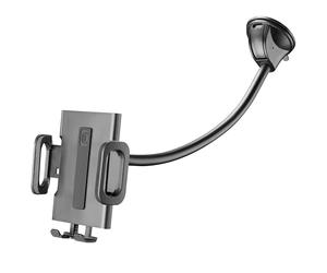 Cellularline PILOTFLEXIK Stand & Grip Black,Grey - Accesorio para dispositivos portátil (180 mm, Black,Grey, 1 pc(s))