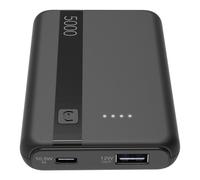 Cellularline - Power Bank 5000 - Capacidad: 5000mAh-Entrada: 1xUSB-C 10.5W-12W