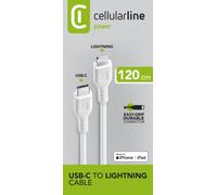 Cellularline power cable 120cm - usb-c to lightning cable de usb-c a l