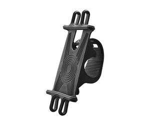 cellularline | Rider - Universal | Supporto Porta Smartphone in Silicone per Manubrio Tondo Bicicletta - Supporta Telefoni da 4,7” a 7,2”, Ultra Leggero