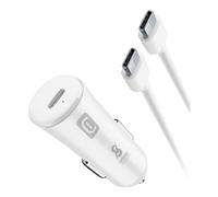 Cellularline Samsung Cargador De Coche USB-C Super Fast Charge 25W Con Cable