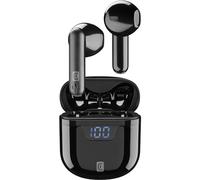 cellularline | Seek - Universale | Cuffiette Auricolari Bluetooth 5.0 HiFi Stereo con Custodia di Ricarica - Autonomia Totale di 15 Ore - Ricarica 2 Ore - Portata 10 MT - Universale - Nero