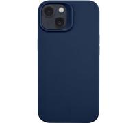 cellularline | Sensation - iPhone 14 Plus | Funda de silicona Soft Touch - Tecnología Antibacteriana Integrada - Color Azul