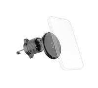 cellularline Soporte magnético de Coche mag Holder Compatible con MagSafe para iPhone 12 y posteriores con fijación en Rejillas de ventilación y rotación de 360 Grados