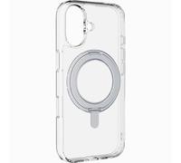 cellularline - Spin mag - Compatible con iPhone 17 - Funda con Soporte anular Giratorio, Compatible con el ecosistema Magsafe - Bordes elevados - Transparente