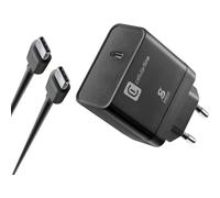 Cellularline | Super Fast Charger Kit PD 45W | Cargador de red USB-C 45W con cable USB-C to USB-C