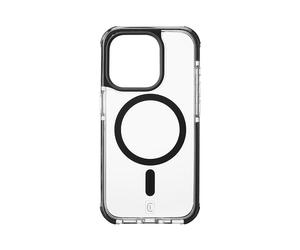 cellularline - Tetra Force Strong Guard mag - iPhone 15 Pro - Ultra Protective Funda - Compatible con el ecosistema Magsafe de Apple - Transparente