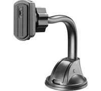 Cellularline | Touch Flexi - Universal | Supporto Porta Smartphone da Auto Magnetico con Fissaggio a Ventosa - Braccio Mobile - Universale per Tutti i Cellulari - Rotazione a 360 - Stabile e Solido