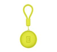 Cellularline Tracy Tag - Encuentra Objetos Compatible con Apple iOS Find Me - Compatible con Accesorios Airtag - Batería reemplazable (duración de 1 año) - Resistente al Polvo y al Agua - Amarillo