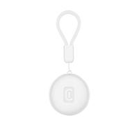 Cellularline Tracy Tag - Encuentra Objetos Compatible con Apple iOS Find Me - Compatible con Accesorios Airtag - Batería reemplazable (duración de 1 año) - Resistente al Polvo y al Agua - Blanco