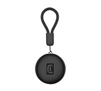Cellularline Tracy Tag - Encuentra Objetos Compatible con Apple iOS Find Me - Compatible con Accesorios Airtag - Batería reemplazable (duración 1 año) - Resistente al Polvo y al Agua - Negro