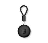 Cellularline Tracy Tag Negro para Android, Mini Rastreador Inteligente con App Encontrar mi Dispositivo de Google, Compatible con Accesorios AirTag, Batería Reemplazable