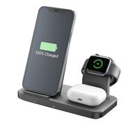 Cellularline Trio Wireless Cargador Soporte De Volver a Cargar 3in1 para Apple