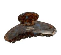 Cellulose Hair Clamp - Non Slip French Style Barrettes, Patterned Acetate Jaw Clips with Polished Teeth, High Shine Aesthetic Headpiece, Ideal for Romantic Dating and Home Grooming