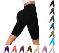 Cellumove 3D Leggings Shorts Mujer Anticelulitis Compresión Mujeres Cómodos Leggings de Compresión Lip Edema Push Up Sin Costuras Cintura Alta Pantalones Cortos Pantalones Cortos Deportivos Pantalones