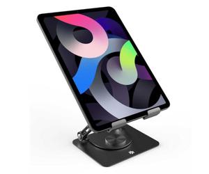CELLY 360 Rot Stand Tablet and Laptop SUPPORTO DA SCRIVANIA per Notebook E Tablet RUOTABILE DI 360 GRADI per Laptop Fino A 15.6" RIVESTIMENTI IN Silicone ANTIGRAFFIO Marca