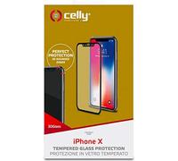 Celly 3DGLASS900BK - Protector de Pantalla Compatible con iPhone X/iPhone XS