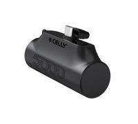 Celly 5000 BK PowerBank Compacta USB-C 5000 mAh Negro