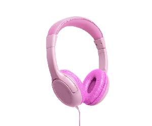 celly auricular diadema ni os con cable rosa