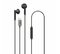 CELLY AURICULAR STEREO CON CONECTOR TIPO C Y MICRO NEGRO UP1100TYPECBK