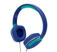Celly, Auriculares con Cable para niños, micrófono Integrado, Diadema Ajustable, compatibles con Dispositivos auxiliares, Jack de 3,5 mm, Color Azul