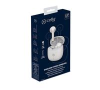 Celly - BUZ2 Auriculares True Wireless Stereo (TWS) Dentro de oído Llamadas/Música USB Tipo C Bluetooth Blanco