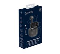 Celly - BUZ2 Auriculares True Wireless Stereo (TWS) Dentro de oído Llamadas/Música USB Tipo C Bluetooth Negro