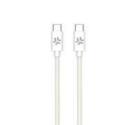 Celly - USBCUSBCCOTTGN cable USB 1,5 m USB C Verde, Blanco