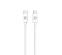 Celly - USBCUSBCCOTTPK cable USB 1,5 m USB C Rosa, Blanco