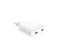 Celly cargador 2 usb-c 65w