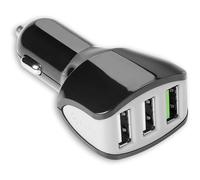 Celly Cargador coche 3 puertos CC3USBTURBOBK negro