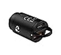Celly, cargador de coche línea black label, cargador con puerto usb-c