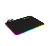 Celly CYBERPAD RGB - Alfombrilla de Ratón Gaming (Retroiluminación RGB, Flexible y con Base de Goma Antideslizante), Negro